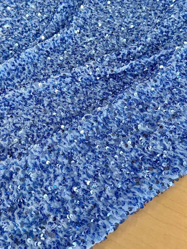 Tela de terciopelo de lentejuelas suave y elástica con lentejuelas brillantes, perfecta para costura, disfraces, tapicería y decoración de Navidad,