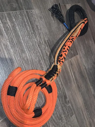 Miniatura 3 de Jack O'Lantern - Cuerda de toro naranja sobre negro Poly Pro 9x7 LH 3/4" x 3/4" Bull Riding 16