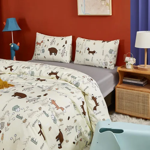 Miniatura 421 de CLOTHKNOW - Juego de edredón verde militar tamaño completo de 3 piezas, juego de ropa de cama verde oscuro, edredón suave con 2 fundas de almohada