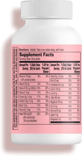 Miniatura 9 de One A Day Multivitamínico prenatal de planificación del embarazo para mujeres, vitaminas preembarazo para mujeres con metilfolato, ácido fólico