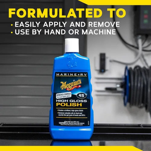 Miniatura 9 de Meguiar's M4516 pulidor y potenciador de brillo para barcosautocaravanas 16 oz