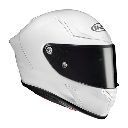 Miniatura 2 de Casco de moto HJC RPHA 1N sólido con visera Pinlock HJ-35, aprobado por DOT (Blanco, X-Large)