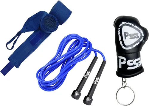 Miniatura 7 de Juego de 6 guantes de boxeo para niños, color azul, 1022 y 1113, para entrenamiento profesional, kit de accesorios para MMA Muay Thai Kickboxing, 6