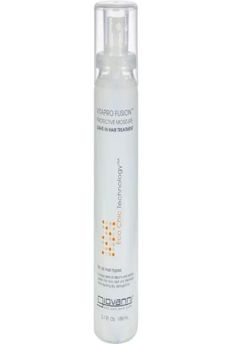 GIOVANNI Eco Chic VitaPro Fusion - Tratamiento para el cabello sin enjuague, spray acondicionador sin enjuague, niebla protectora del calor para