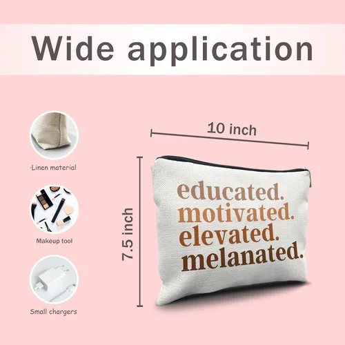 Miniatura 5 de Nogrit Bolsa de maquillaje para yoga, Negro, Cultural y versátil