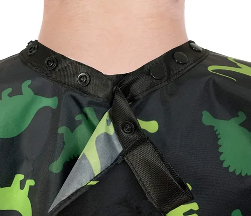 Miniatura 3 de Capa de peluquería para niños para cortar el pelo en casa, salón o peluquería, capa de corte de pelo para niños y niños pequeños, cuello ajustable