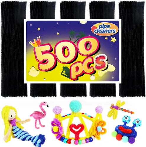 Miniatura 15 de Limpiadores de tuberías, limpiadores de tuberías para manualidades, manualidades y artesanías, manualidades, suministros para manualidades, Purpurina