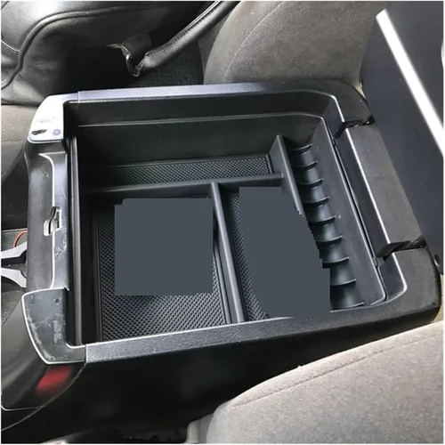 Miniatura 3 de Bandeja de almacenamiento para reposabrazos de automóvil para Toyota Land Cruiser Prado 120 FJ120 KDJ 120 125 2004-2009 Organizador de consola