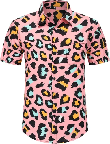 Miniatura 2 de Mens Hawaiian Shirts and Shorts Set 2 Pieces Beach Outfits Sets with Bucket Hats