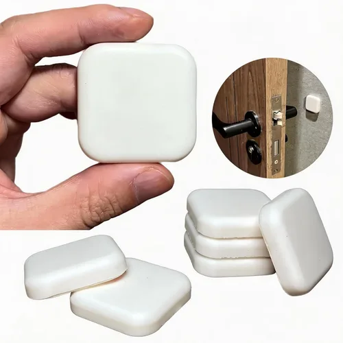 Miniatura 10 de BINJO Protectores de pared para topes de puerta (paquete de 6) - Protector de pared de goma de 1.77 pulgadas para pomo de puerta, protector de pared
