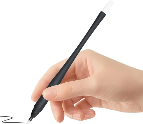 Miniatura 7 de M Mellie's Signature Microblading - Bolígrafo de cejas desechable con hoja esterilizada, agarre de goma cómodo y esponja de pigmento para Hermanos