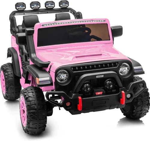 Miniatura 14 de Hikiddo - Auto eléctrico de paseo de 2 plazas, juguete de 12 V para niños de 4 a 8 años con control remoto, neumáticos EVA - Azul