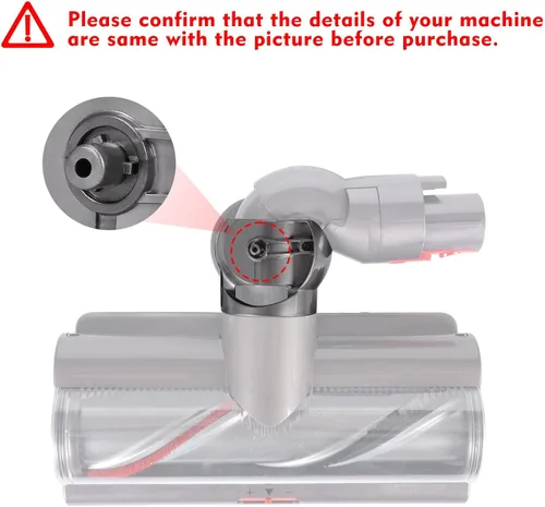 Miniatura 3 de Rueda de bola + conector de cabeza de aspiradora de repuesto compatible con Dyson V10 V11 V15 100W accesorios de cabezal limpiador de alto par