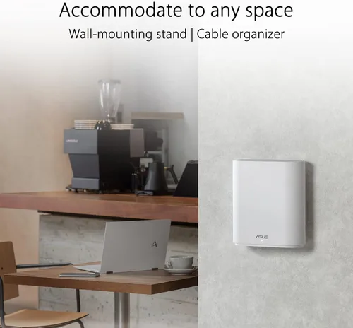 Miniatura 7 de ASUS ExpertWiFi EBM68 AX7800 Tri-Band Business Mesh WiFi 6 System (1 paquete) - Portal de invitados personalizado y SDN, fácil configuración