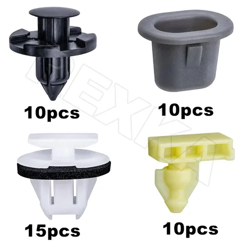 Miniatura 3 de Rexka Juego de 45 piezas de arandelas de retención para guardabarros para Nissan Infiniti Armade Juke Murano Rogue QX56 QX80 01553-09321 76882-JG10A