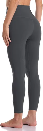 Miniatura 3 de YUNOGA - Pantalones de yoga ultrasuaves de talle alto y sin costuras para mujer, con control de abdomen