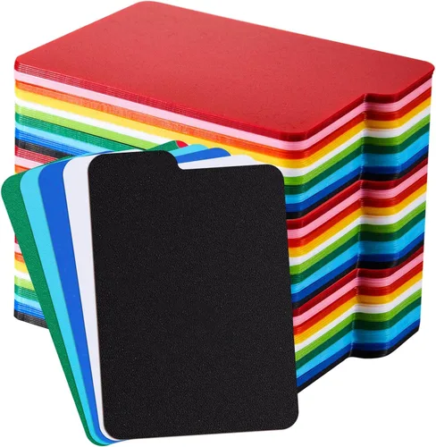 Miniatura 9 de Lewtemi 100 separadores de tarjetas, separadores de páginas de tarjetas intercambiables, separadores de juego para suministros de almacenamiento