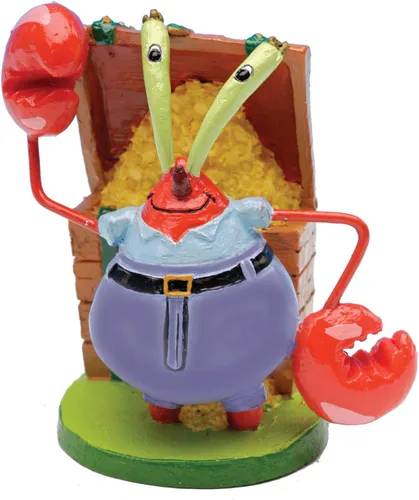 Miniatura 23 de Penn-Plax Nickelodeon Spongebob Squarepants Decoración de Resina - Autobús de Fondo de Bikini - para Acuarios y Peceras (SBR60) Naranja