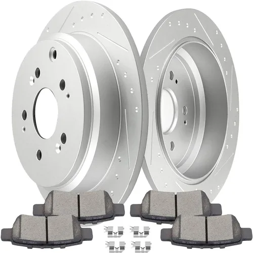 Miniatura 33 de Kit de Frenos SCITOO para Delantero Rotores de Freno y Pastillas de Freno Cerámicas para 2006-2008 para Dodge para Ram 1500, 2003-2008 para Dodge