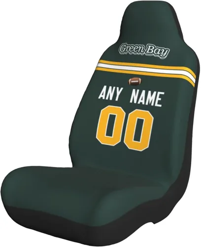 Miniatura 8 de Fundas de asiento de coche de fútbol personalizadas, accesorios personalizados para automóvil, regalos de Arizona con nombre y número, funda