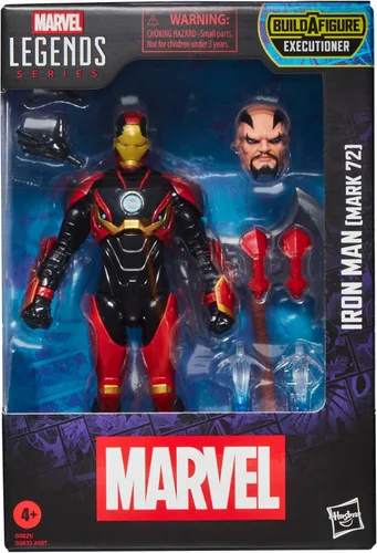 Marvel Legends Series Iron Man (Mark 72), Iron Man Comics Coleccionable Figura de Acción Escala de 6 Pulgadas