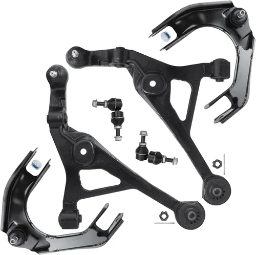 Miniatura 33 de Detroit Axle - Kit de extremo delantero para Chrysler 300 Dodge Charger Challenger 2011-2023, 2 brazos de control inferiores traseros 2 varillas