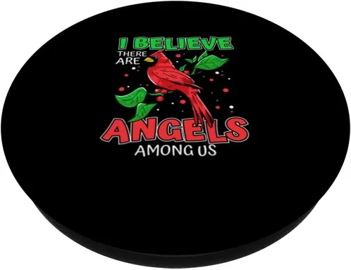 Miniatura 2 de Cardenal Creo que hay ángeles entre nosotros PopSockets Standard PopGrip