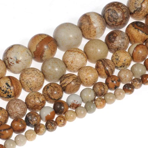 Miniatura 5 de Cuentas de piedra natural de 0.079 pulgadas (0.079 in), piedras preciosas de cuarzo ahumado, cuentas sueltas y redondas de cristal energético