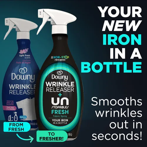 Miniatura 2 de Espray Downy para sacar las arrugas, todo en uno, eliminador de olores, removedor de estática, refrescador de telas y ayuda para planchar