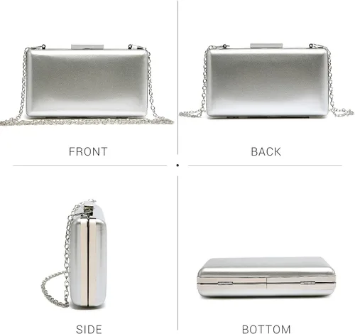 Miniatura 2 de Dasein Bolsos de noche para mujeres, carteras de mano, bolsos formales para fiestas, carteras para bodas, bolsos para cócteles y bailes de graduación