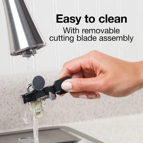 Miniatura 6 de Proctor Silex SureCut - Abrelatas eléctrico automático para cocina con hoja de acero inoxidable, palanca giratoria fácil de limpiar, almacenamiento