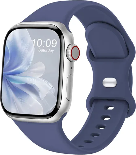 Miniatura 16 de Correas deportivas compatibles con Apple Watch de 38mm 40mm 41mm 42mm 44mm 45mm 46mm 49mm, p/mujer y hombre, correa de silicona para iWatch Series