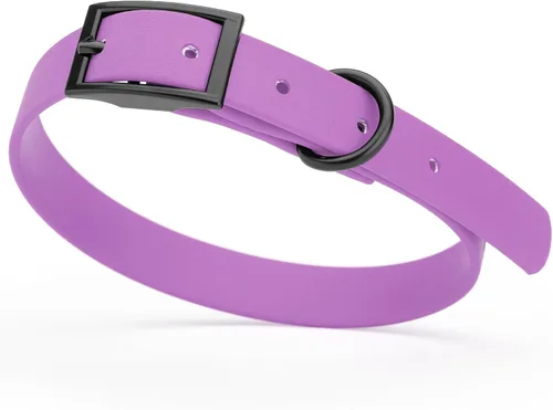 Miniatura 111 de Dogline Biothane - Collar impermeable para perro con hebilla de liberación rápida, resistente cincha de nailon recubierta con resistente y a prueba