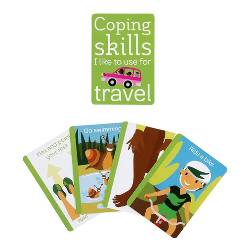 Miniatura 3 de Coping Skills for Kids Baraja de movimiento de tarjetas de señal (CSKCCMVT)