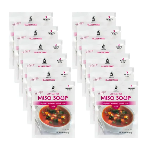 Miniatura 6 de [MISHIMA] Sopa instantánea de sriracha miso picante Auténtico sabor japonés Preparación rápida y fácil Sin gluten Sin OMG