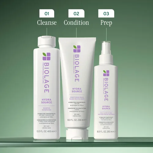 Miniatura 8 de Biolage Hydra Source Conditioning Balm - Moisturizes, Detangles & Adds Softness, For Dry Hair, Infused with Fermented Aloe & Micro-Filtered