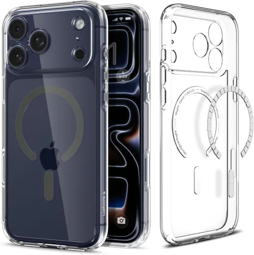 Miniatura 252 de Spigen Funda para iPhone 13 Mini, ultra híbrida MagFit [antiamarilleo] [compatible con Magsafe] - Transparente