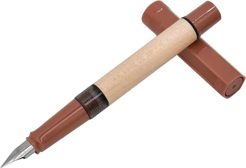 Miniatura 2 de Jinhao - Pluma estilográfica de madera 62, pluma de tinta extra fina con convertidor de tinta para la escuela y la oficina bolígrafos de escritura
