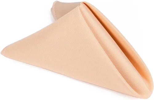 Miniatura 31 de LTC LINENS Juego de servilletas de tela azul bebé de 12 a 20 x 20 pulgadas, tela de poliéster lavable para hotel, restaurante, boda y fiesta