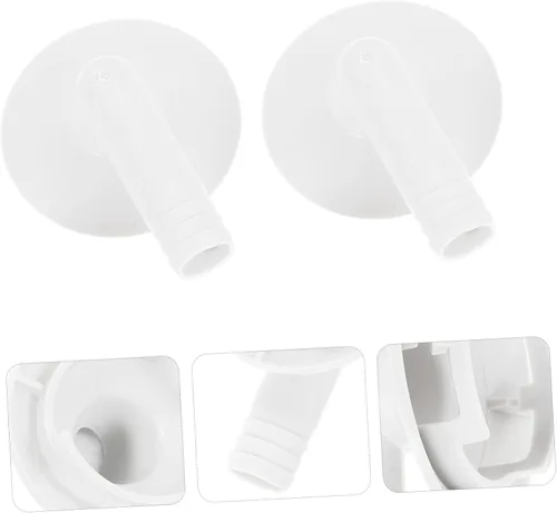 Miniatura 7 de Ciieeo 3 sets manguera de drenaje codo montaje 1.575 in conector para ventana resistente a la intemperie 3 piezas* 3