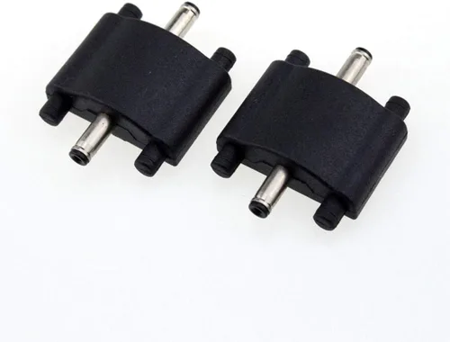 Miniatura 2 de EZ-Fit Conector recto para luces LED lineales debajo del gabinete con 2 enchufes macho DC3.5 SR conector 2PCS