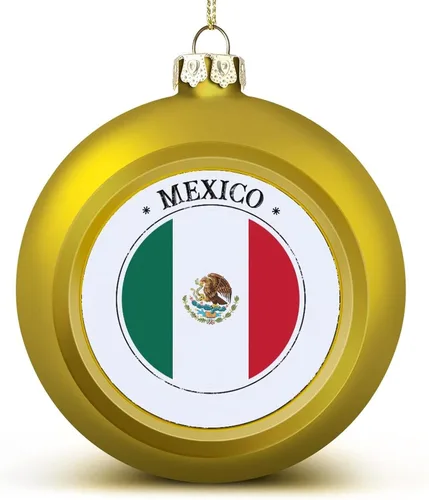 Miniatura 20 de Adorno de bola de Navidad de Marruecos, bandera de Marruecos, bandera de las naciones, adornos colgantes, recuerdo, regalo para árbol de Navidad