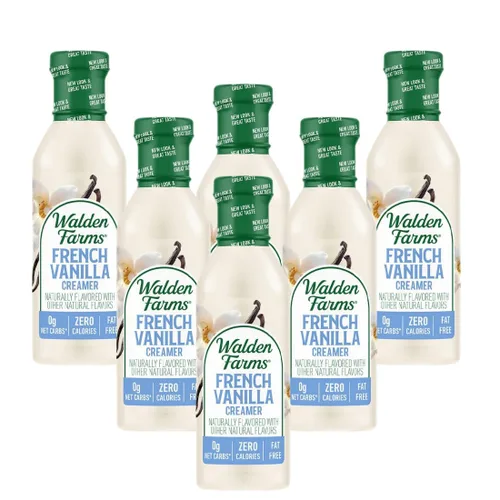 Miniatura 11 de Walden Farms Original Coffee Creamer – Cero calorías, sin grasa, sin azúcar, baja en carbohidratos, apta para dieta cetogénica, sin lácteos, vegana