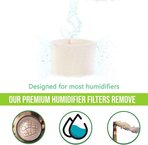 Miniatura 7 de Paquete de 4 filtros de repuesto para humidificador Emerson MAF2 que absorbe el aire húmedo diseñado para ser compatible con Emerson Part # MAF2