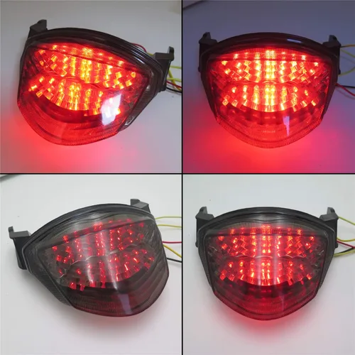 Miniatura 4 de SMT - Luz de freno trasera LED compatible con motocicleta Suzuki GSXR 1000 SMOKE 2005-2006 [B00XIRXOB4]