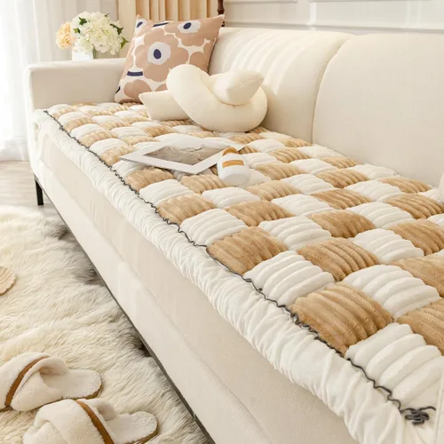 Miniatura 5 de vctops Farmhouse Buffalo - Cojín antideslizante para silla de cocina y comedor con lazos, cojín antideslizante de franela de felpa suave y mullida