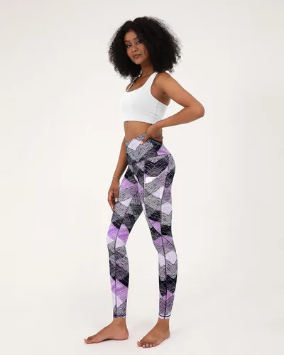Miniatura 2 de ODODOS - Leggings de yoga de cintura alta para mujer con bolsillos, pantalones de yoga deportivos con control de abdomen, no se transparentan