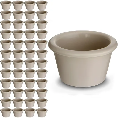 Carlisle FoodService Products S27542 Ramekin de melamina liso, capacidad de 1.5 onzas, color hueso (caja de 48)