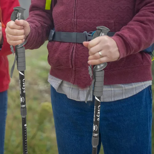 Miniatura 8 de DOITOOL Correa para bastón para caminar, correa para bastón, correas de transporte de esquí, cordón para senderismo, cuerda elástica, mochila