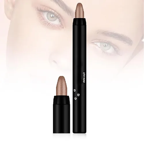 Miniatura 14 de Sombra de ojos en barra brillante, 16 sombras de ojos resaltadoras en lápiz, sombra de ojos con brillo impermeable, lápiz delineador de ojos, sombra